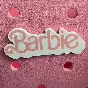BARBIE Logo Bogg Bit-Barbie Logo Bogg Charm-New!